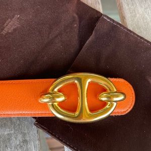 Authentic Reversible chaîne d’encre HERMÈS belt